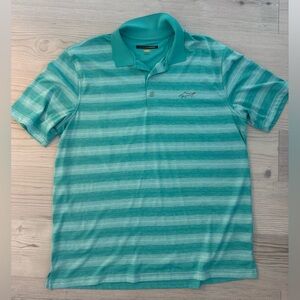 Greg Norman Collection Aqua Polo Shirt